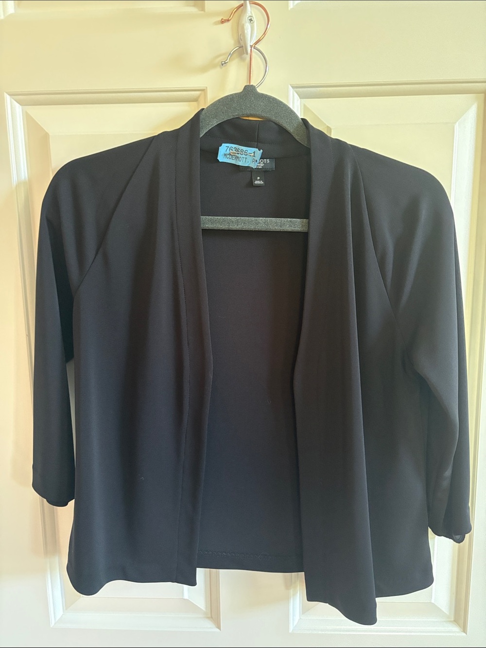 Talbots Black Open-Front Women’s Jacket
